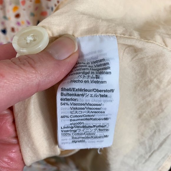 Madewell Square-Neck Tank Midi Dress in Terrazzo - Size 16 - Picture 6 of 9